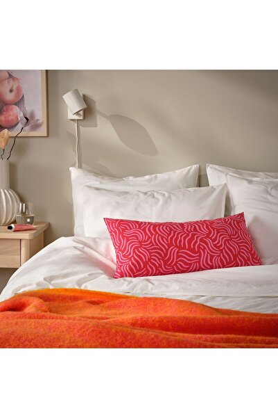 IKEA Throw Pillow, Bright Red-Bright Pink, 30X58 cm