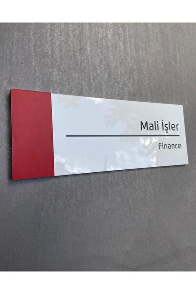 Yönline Etichetă pentru ușă din seria Pearl Red, pentru afaceri financiare, c...