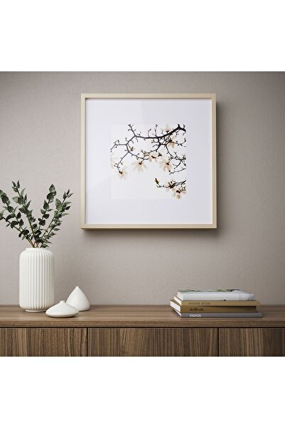 IKEA ahşap çerçeve, huş görünümlü, 50x50 cm