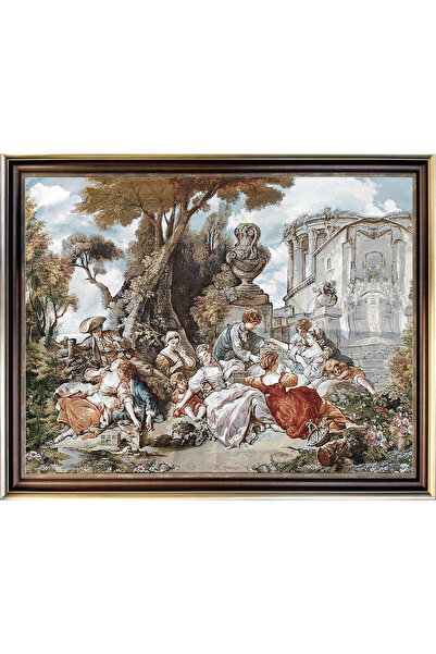 Niva Figüratif Seri-54B Dokuma Goblen Kumaş - Romeo ve Juliet 6