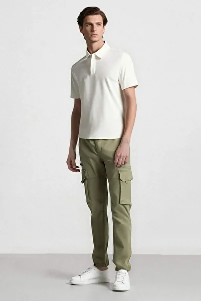 DeFacto Regular Cargo Pocket Gabardine Jogger Pants B1916Ax25Sp