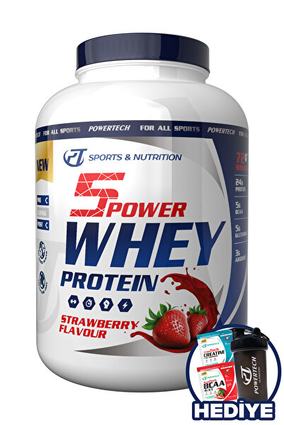 PT SPORTS&NUTRITION WHEY PROTEİN Çilek Aromalı - 2160Gr - 72 Servis