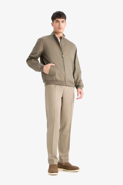 DeFacto Slim Fit Stand Collar Coat D1238Ax24Wn