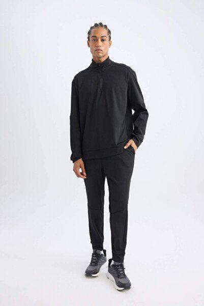 DeFacto DeFactoFit Sporcu Jogger Eşofman Altı Standart Fit Beli Paçası Lastikli Cepli C9174AX24AU