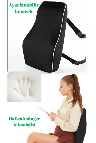 Simple. The Pillow Ergonomik Visco Bel Yastığı Sırt Minderi Ortopedik Bel Min...