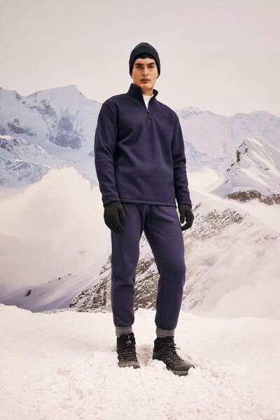 DeFacto Fit Sportsman Fleece Jogger Track Suit - Έξι τυπικές τσέπες με διπλή εφαρμογή (A4494ax23wn)