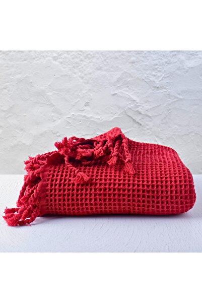 Püskül Tekstil Luxury Beach Towel Peshtemal, Waffle Weaving, 100% Cotton, Quick Drying, High Quality Beach Towels