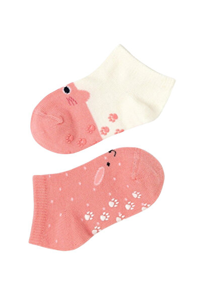 Katia&Bony Baby Girl Animal Patterned 2-Piece Step Socks