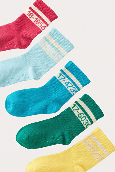 Katia&Bony Baby Pantone Colorful 5-Piece Boxed Socket Socks
