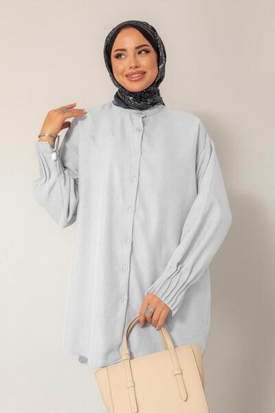 HAKKE Ribbed Sleeve Tunic