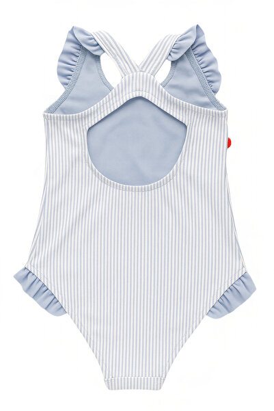 Katia&Bony Kız Çocuk Balık Kuyruk Aksesuarlı Mayo Mavi