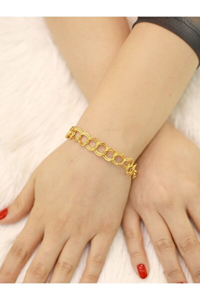ZEYNEPLİ GOLD 14 Ayar Altın Samanyolu Bileklik