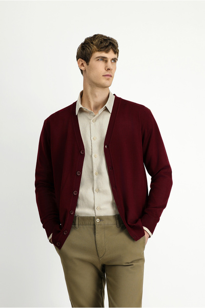 Kiğılı V-Neck Regular Fit Wool Knitwear Sweater