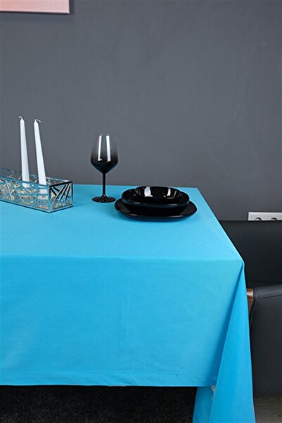 GOCCIA HOME Twill Masa Örtüsü Açık Mavi