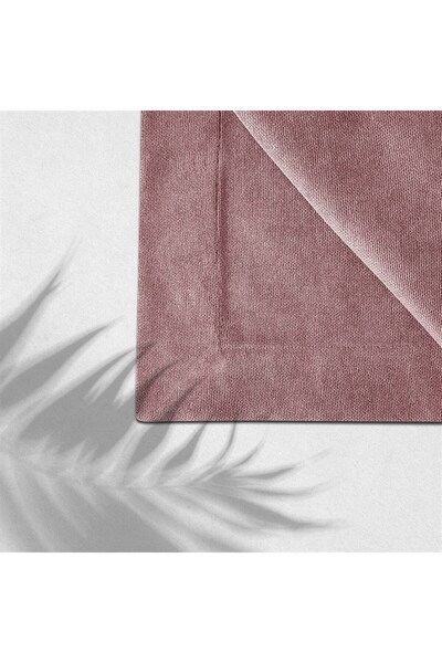 GOCCIA HOME Velvet Textured Tablecloth Pink