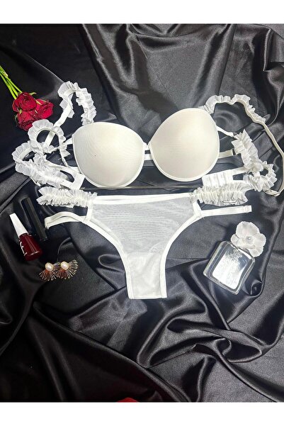 Elora Padded Princess Model Strapless Bra Panty Set - Women's Lingerie