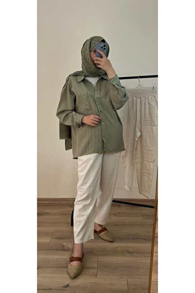 Butik Krem Havuç Pantolon