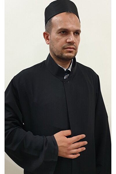 koçaktoptan Fabric Plain Judge Collar Imam Robe