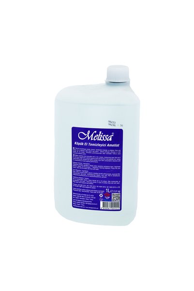Melissa Dispenser Inox + Foam Soap Amethyst 1 lt 9 Pieces