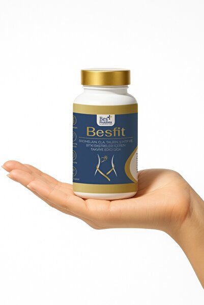 EES FARMA Besfit: Bromelain,CLA,Taurin,5HTP,Gymnema Sylvestre,Enginar,Kolin ve Bitki Ekst. İçrn Gıda Takviyesi