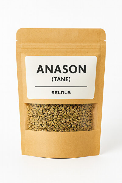 SELNUS Tane Anason 100 Gr (Pimpinella anisum) - Doğal İri Tane Baharat