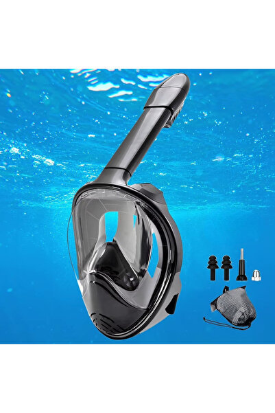 SHIPMENT S/M Beden Şnorkel Dalış Maskesi Full Face Tam Deniz Altı Keşif Maskesi