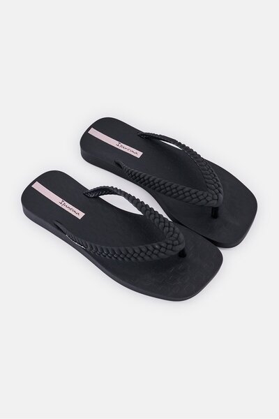 İpanema Women Brand Logo Slip On Slippers, Black