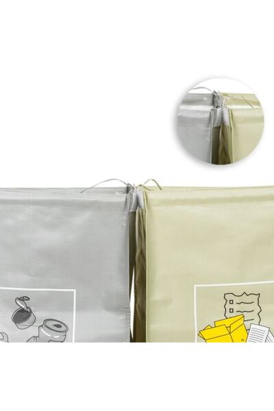 OEM Set Recycling Bags for Paper, Plastic, and Aluminum 32x32x42cm 3pcs