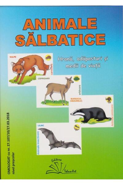 Editura Tehno Art Animale salbatice - jetoane