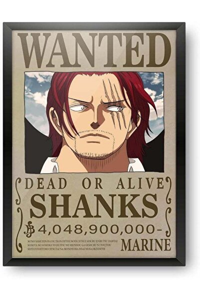 Emoda home Trove ملصق بتصميم One Piece بحجم A4 (مع إطار)