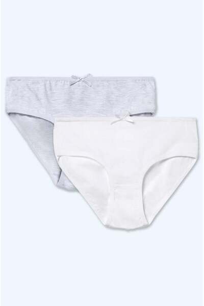 Brix Chiloți pentru fete Double B basic Culoare gri