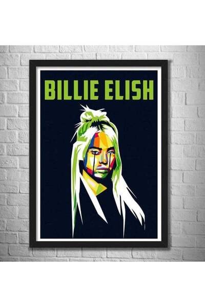 Emoda home Trove ملصق بيلي إيليش بإطار زجاجي أكريليك للغرفة والمكتب (10 بوصة ...