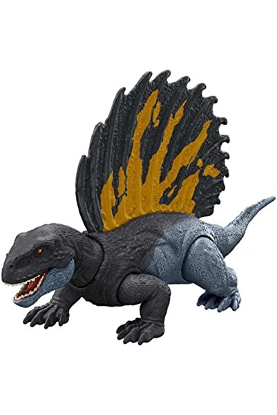 mattel لعبة الديناصور إيدافوصور من فيلم Jurassic World Strike Attack مع مفاصل متحركة وميزة ضربة واحدة