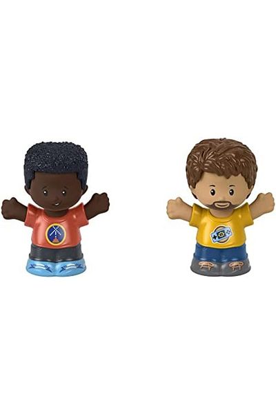 mattel Toy Figure Pack - Story Starter Figure Set - HBW67 - Gamers Figures, Red, Orange, Blue