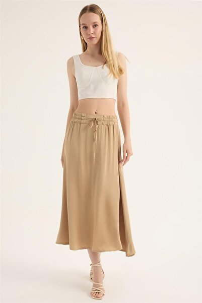 HomeStore تنورة مطاطية سميكة الخصر