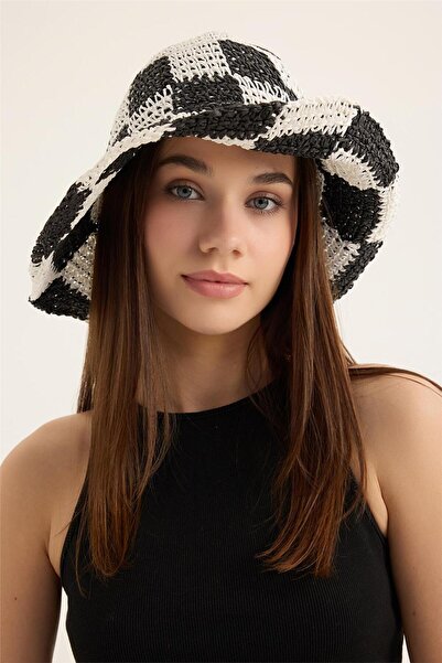 HomeStore Paper İri Örgülü Renk Şapka