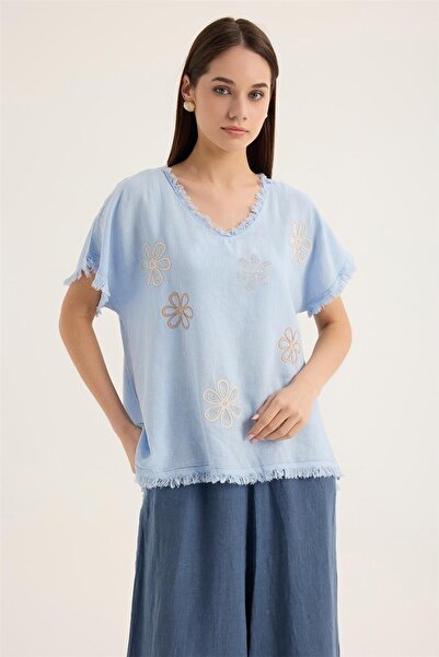 HomeStore Linen Blouse