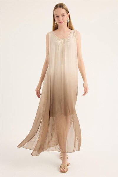 HomeStore Silk Gradient Dress