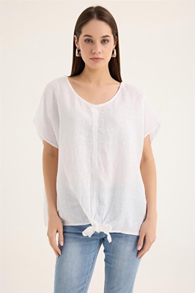 HomeStore Λινό Μπλούζα