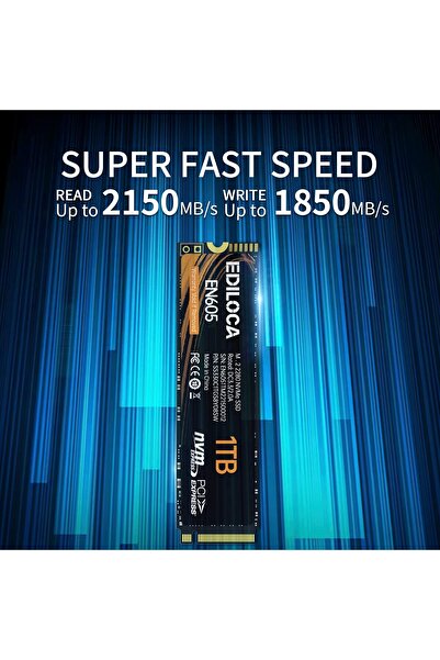 Generic Ediloca EN605 1TB SSD M.2 2280, NVMe 1.3 PCIe Gen3 x4 SSD