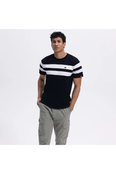 Ellesse Ανδρικό μπλουζάκι Heritage Black EM125