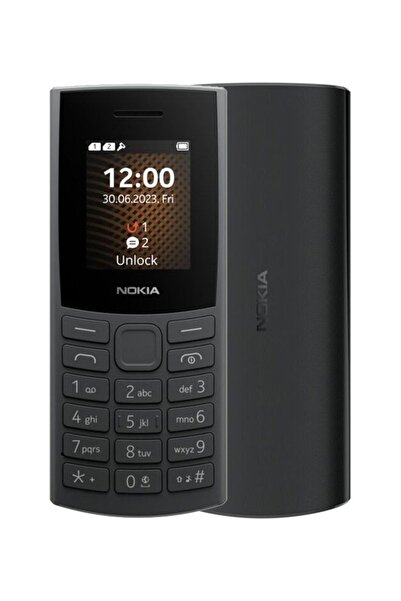 Nokia 105 (2023) Dual SIM Charcoal 48MB RAM 128MB 4G - Middle East Version