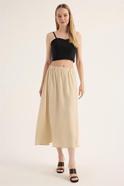 HomeStore تنورة بخصر مطاطي