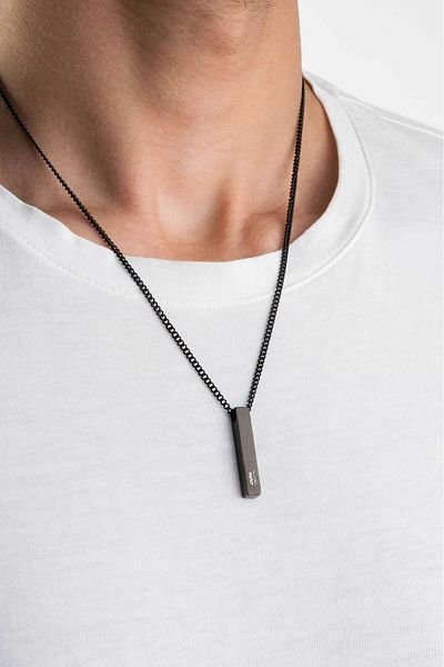 So CHIC... Minimal Style 55 cm Steel Men's Necklace
