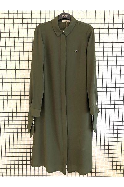 Armine Tunic with Hidden Button Sleeves