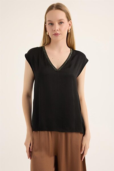 HomeStore Блузка з блискітками та рюшами