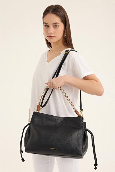 HomeStore Yanlar Büzgülü Çanta