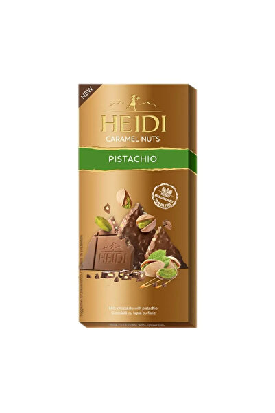 Heidi Ciocolata Caramel Nuts fistic 80g