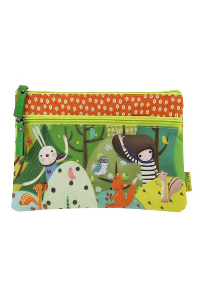 Santoro Penar Kori Kumi Toodle Pip cu 2 fermoare 23x15 cm