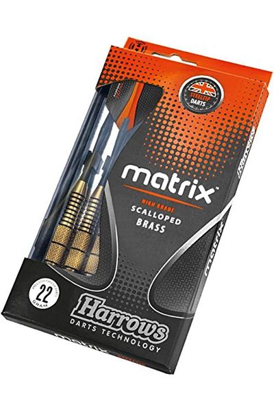 Harrows Matrix Top Steeltip Brass Dart, 24g